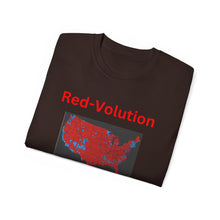 Load image into Gallery viewer, Red-Volution. It Begins. Election Map 2024. Unisex Ultra Cotton Tee