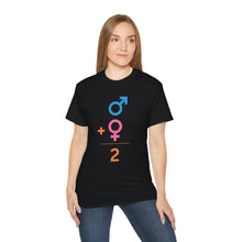 Load image into Gallery viewer, Male + Female = 2. Unisex Ultra Cotton Tee