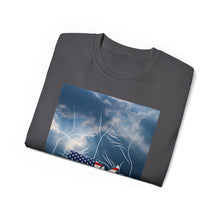 Load image into Gallery viewer, God Holds America in His Hands. Unisex Ultra Cotton Tee