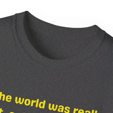 Load image into Gallery viewer, Flat Earth Cat Pusher. Unisex Ultra Cotton Tee