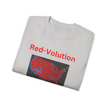 Load image into Gallery viewer, Red-Volution. It Begins. Election Map 2024. Unisex Ultra Cotton Tee