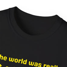 Load image into Gallery viewer, Flat Earth Cat Pusher. Unisex Ultra Cotton Tee