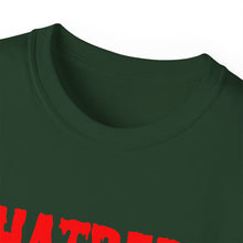 Load image into Gallery viewer, Hatred only motivates hate filled voters. Unisex Ultra Cotton Tee