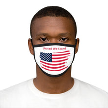 Load image into Gallery viewer, "United We Stand" Tattered Flag Mixed-Fabric Face Mask