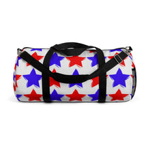 Load image into Gallery viewer, "Red and Blue Stars. Patriotic." Duffel Bag