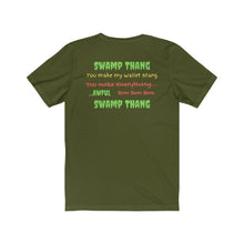 Load image into Gallery viewer, Democrats. Swamp Thang." Unisex Jersey Short Sleeve Tee