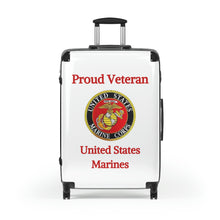 Load image into Gallery viewer, Proud Veteran - U.S. Marines - Suitcases