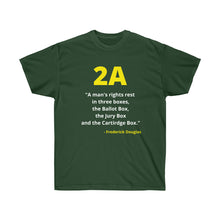 Load image into Gallery viewer, Frederick Douglas Quote: 3 Boxes - Unisex Ultra Cotton Tee