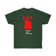 Load image into Gallery viewer, Utah - R.E.D. = Remove Every Democrat - Unisex Ultra Cotton Tee