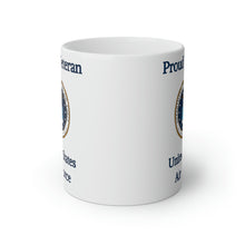 Load image into Gallery viewer, Proud Veteran - U.S.A.F. - White Mug, 11oz