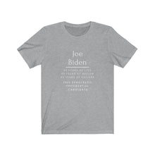 Load image into Gallery viewer, Politics. Joe Biden. Democratic. "40 Years of Failure" Unisex Jersey Short Sleeve Tee - GRW Designs