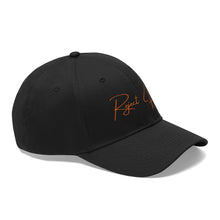 Load image into Gallery viewer, "Reject Hate." Orange. Unisex Twill Hat