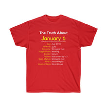 Load image into Gallery viewer, The Truth about Jan. 6 - Unisex Ultra Cotton Tee