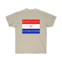 Load image into Gallery viewer, Resistance is Patriotism - Unisex Ultra Cotton Tee