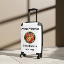 Load image into Gallery viewer, Proud Veteran - U.S. Marines - Suitcases