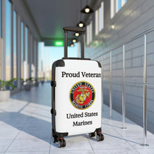 Load image into Gallery viewer, Proud Veteran - U.S. Marines - Suitcases