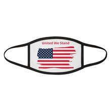 Load image into Gallery viewer, "United We Stand" Tattered Flag Mixed-Fabric Face Mask