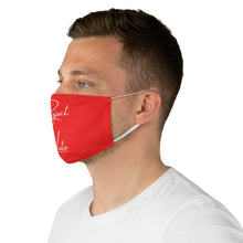 Load image into Gallery viewer, Reject Hate. Red and White. Fabric Face Mask