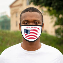 Load image into Gallery viewer, "United We Stand" Tattered Flag Mixed-Fabric Face Mask