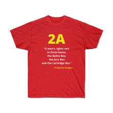Load image into Gallery viewer, Frederick Douglas Quote: 3 Boxes - Unisex Ultra Cotton Tee