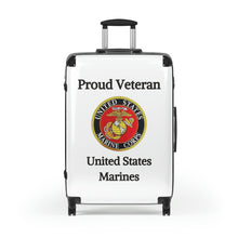 Load image into Gallery viewer, Proud Veteran - U.S. Marines - Suitcases