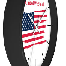 Load image into Gallery viewer, "United We Stand" Tattered Flag Wall clock