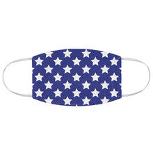 Load image into Gallery viewer, "White Stars on Blue Field." Fabric Face Mask