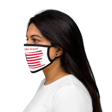 Load image into Gallery viewer, "United We Stand" Tattered Flag Mixed-Fabric Face Mask