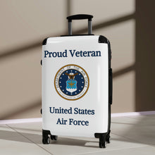 Load image into Gallery viewer, Proud Veteran - USAF - Suitcases