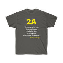 Load image into Gallery viewer, Frederick Douglas Quote: 3 Boxes - Unisex Ultra Cotton Tee
