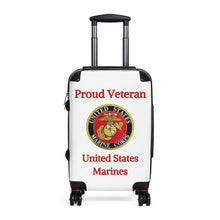 Load image into Gallery viewer, Proud Veteran - U.S. Marines - Suitcases