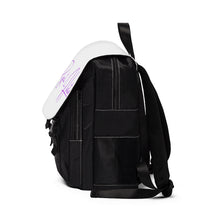 Load image into Gallery viewer, Reject Hate. Purple. Unisex Casual Shoulder Backpack