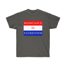 Load image into Gallery viewer, Resistance is Patriotism - Unisex Ultra Cotton Tee