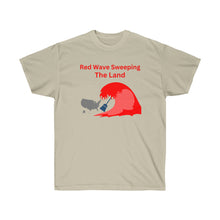 Load image into Gallery viewer, Red Wave. "From the right for the win." - Unisex Ultra Cotton Tee