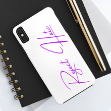 Load image into Gallery viewer, Reject Hate. Purple. Case Mate Tough Phone Cases