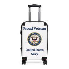 Load image into Gallery viewer, Proud Veteran - U.S. Navy - Suitcases