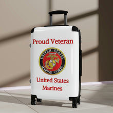 Load image into Gallery viewer, Proud Veteran - U.S. Marines - Suitcases