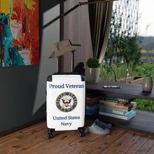 Load image into Gallery viewer, Proud Veteran - U.S. Navy - Suitcases