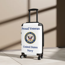Load image into Gallery viewer, Proud Veteran - U.S. Navy - Suitcases