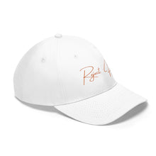 Load image into Gallery viewer, "Reject Hate." Orange. Unisex Twill Hat