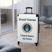 Load image into Gallery viewer, Proud Veteran - USAF - Suitcases
