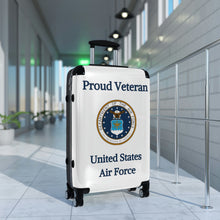 Load image into Gallery viewer, Proud Veteran - USAF - Suitcases