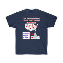 Load image into Gallery viewer, 2nd Amendment protects the people from the Gov't. - Unisex Ultra Cotton Tee