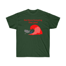 Load image into Gallery viewer, Red Wave. "From the right for the win." - Unisex Ultra Cotton Tee