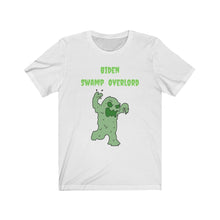 Load image into Gallery viewer, Biden. "Swamp Overlord." Unisex Jersey Short Sleeve Tee