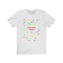 Load image into Gallery viewer, Politics. Media. "New York Times, Sucks." Unisex Jersey Short Sleeve Tee - GRW Designs