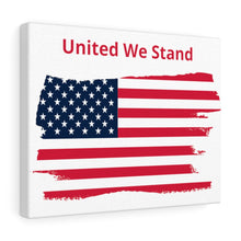 Load image into Gallery viewer, "United We Stand" Tattered Flag Canvas Gallery Wrap