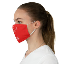 Load image into Gallery viewer, Reject Hate. Red and White. Fabric Face Mask