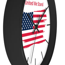 Load image into Gallery viewer, "United We Stand" Tattered Flag Wall clock