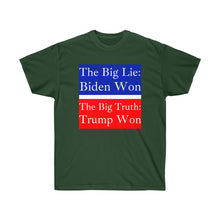 Load image into Gallery viewer, The Big Lie: Biden Won. - Unisex Ultra Cotton Tee